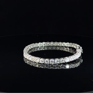 10 carat lab grown diamond CVD Tennis Bracelet 14k white gold EF /VVS2 VS1